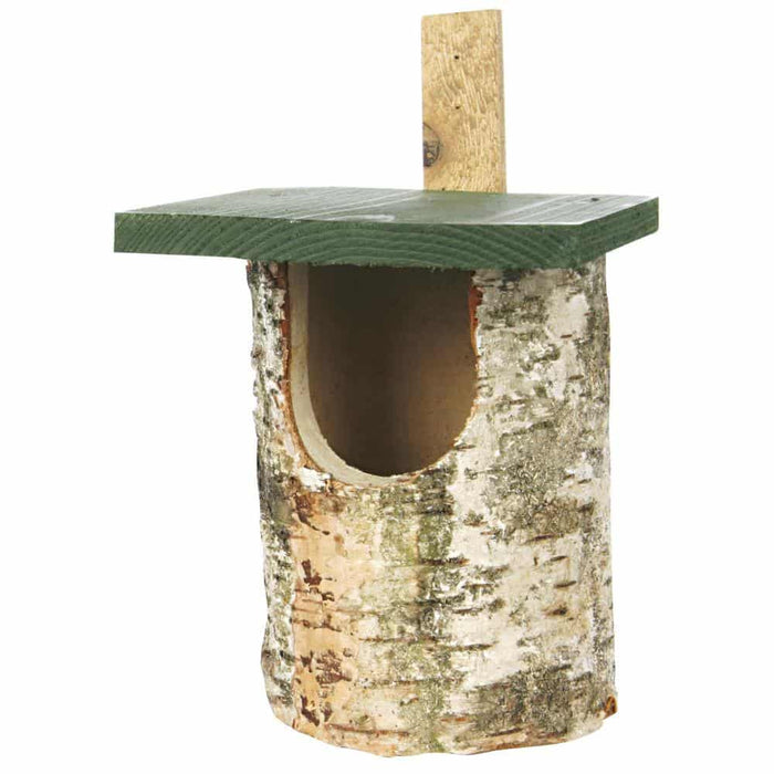 Birch Log Nest Boxes - Premium Nest Boxes from Garden Bird Feeders - Just £11.99! Shop now at Garden Bird Feeders