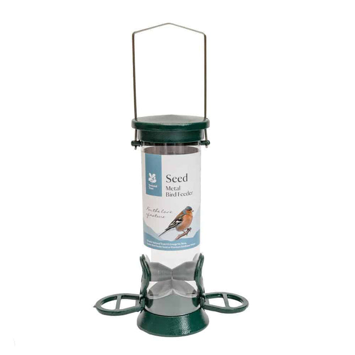 National Trust Defender Metal Seed Feeders - Premium Seed Feeders from Garden Bird Feeders - Just £11.99! Shop now at Garden Bird Feeders